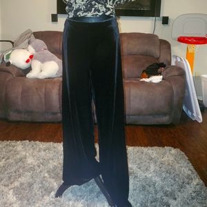 Velvet Wide Leg trousers